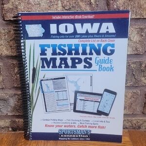 Iowa Fishing Maps Guide Book